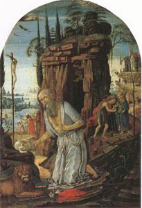 Jacopo di Arcangelo called jacopo del sellajo st Jerome in he Desert (mk05) France oil painting art